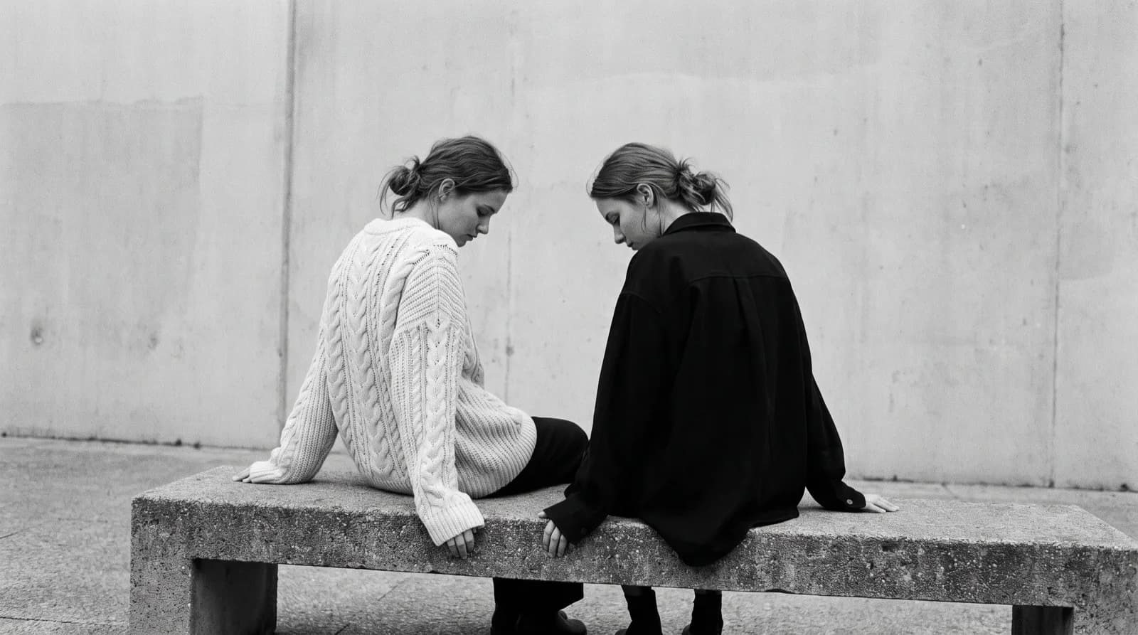 Greyscale lookbook photograph, detail study