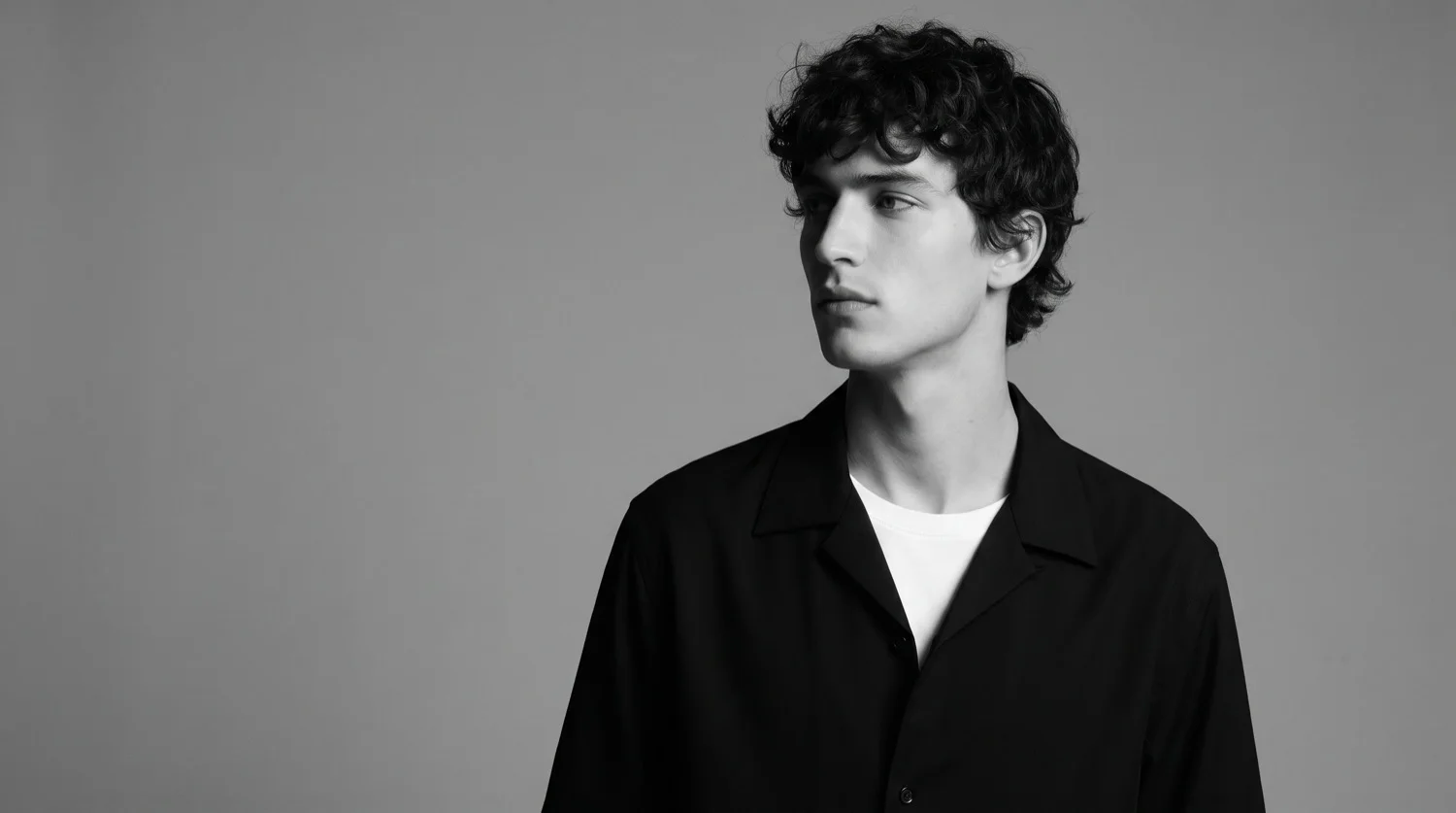 Greyscale editorial photograph